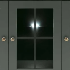 Wohnen Landhausmöbel|Küchenschränke*130cm Landhaus Sideboard in Dunkelgrün - Niestov