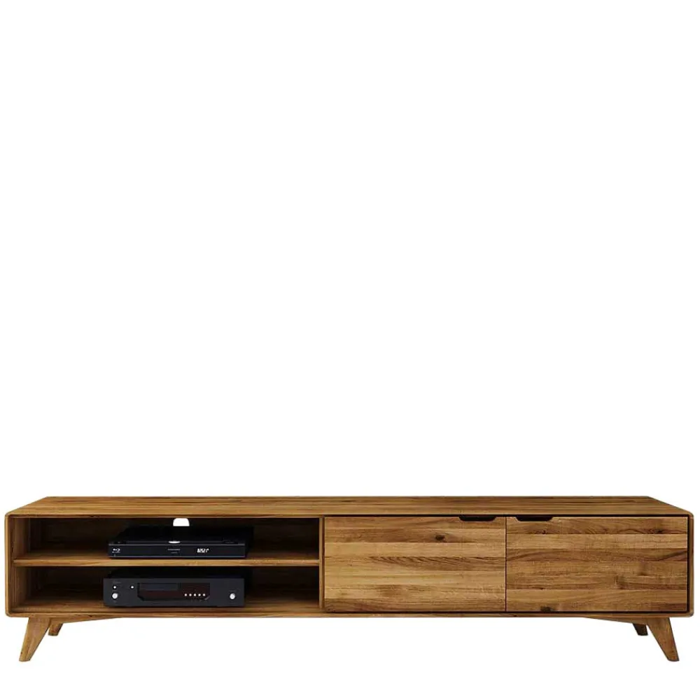 Wohnen Tv & Hifi-Möbel|Tv & Hifi-Möbel*220cm lange TV Kommode aus Wildeiche - Eavy