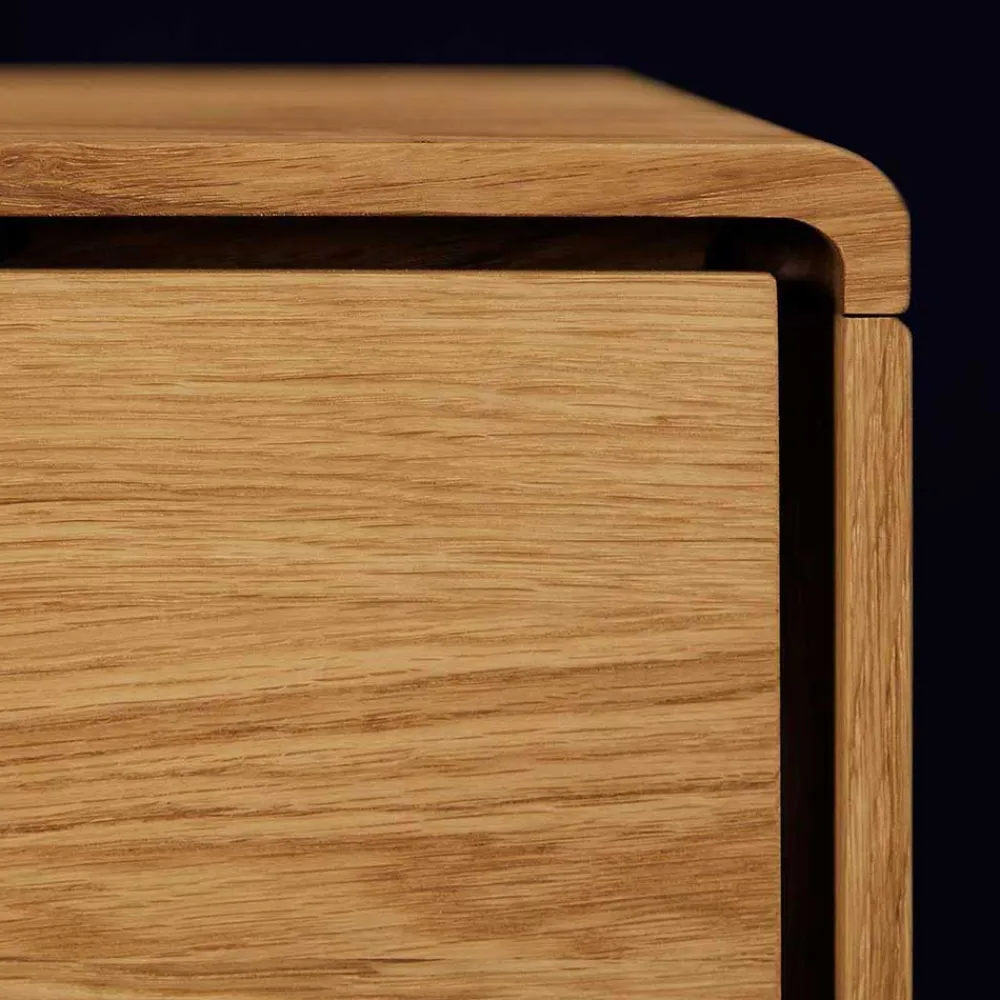 Wohnen Tv & Hifi-Möbel|Tv & Hifi-Möbel*220cm lange TV Kommode aus Wildeiche - Eavy