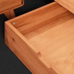 Wohnen Jugendbetten*210cm langes Doppelbett Gestell aus Holz - Junola