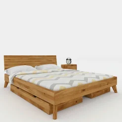 Wohnen Jugendbetten*190cm langes Doppelbett mit Schubkästen - Eavy