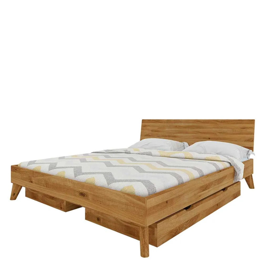 Wohnen Jugendbetten*190cm langes Doppelbett mit Schubkästen - Eavy