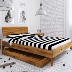 Wohnen Jugendbetten*190cm langes Doppelbett mit Schubkästen - Eavy