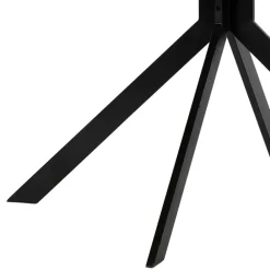 Wohnen Schwarze Möbel*120cm runder Küchentisch in Schwarz - Alberus