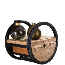 Wohnen 30cm Rundes Wandregal mit Schublade - Ultina