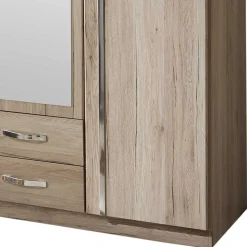 Wohnen 135cm Schlafzimmer Schrank in Eiche San Remo - Lagunara