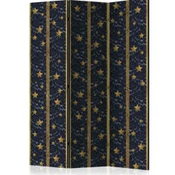 Wohnen 135cm Sichtschutz aus 3 Leinwand-Flügeln - Cady