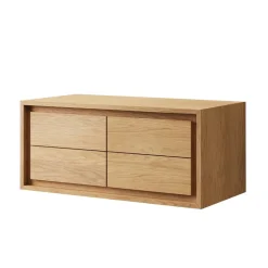 Wohnen 90cm Teakholz Waschkonsole fürs Bad - Reddnas