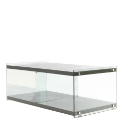 Wohnen 120cm TV Board in Hochglanz Grau - Verez