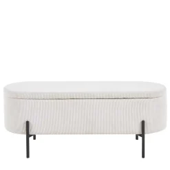 Wohnen Küchenbänke|Esszimmerbänke*Cord Polsterbank mit Stauraum Truhe - Donostia