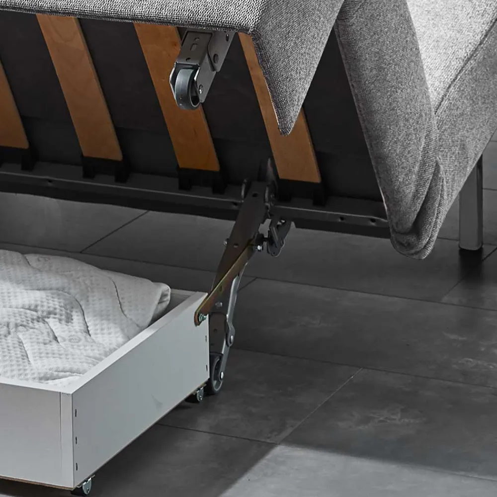 Wohnen Couch mit Faltmechanik - Bettfunktion - Snecda