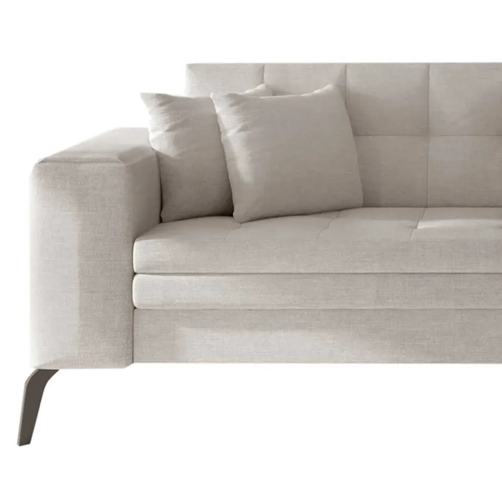 Wohnen Sofas|Sofa*Couchecke mit Schlaffunktion in Beige - Celorma