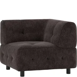 Wohnen Sofas|Sofa*Couch-Eckmodul in Graubraun & Schwarz - Sundini
