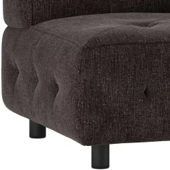 Wohnen Sofas|Sofa*Couch-Eckmodul in Graubraun & Schwarz - Sundini