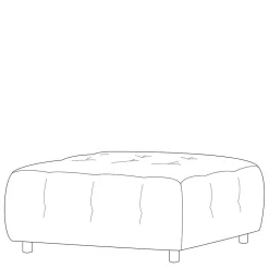 Wohnen Sessel & Hocker|Hocker*Couchhocker in Mauve Stoff - Grove