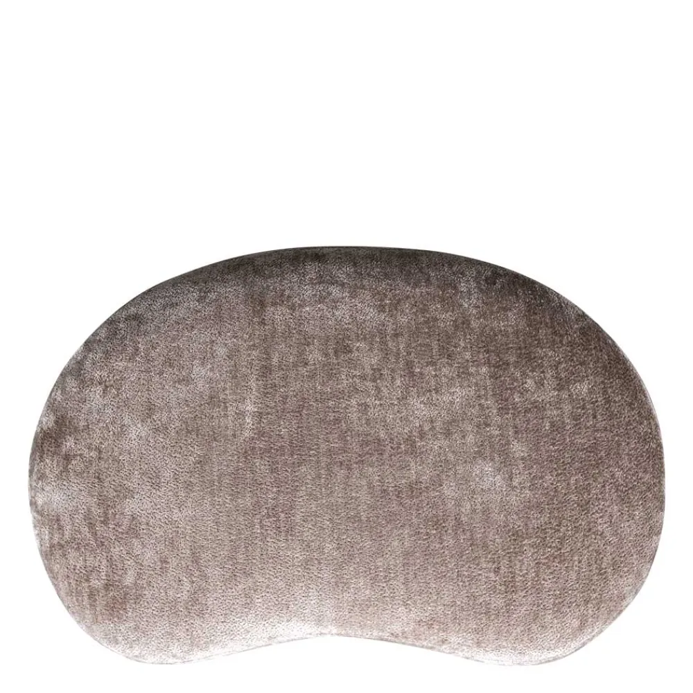 Wohnen Couchhocker in Taupe Chenille - Fridelia