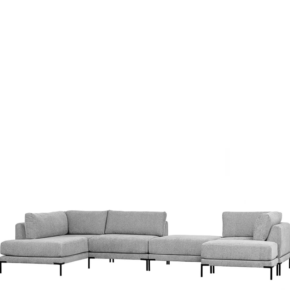 Wohnen Sofas|Sofa*Couchmodul Lounge rechts in Hellgrau - Horedion