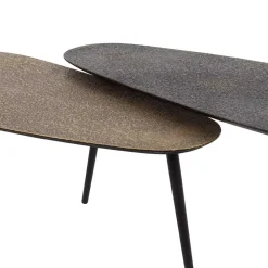 Wohnen Couchtisch Duo in Nierenform - Emra (zweiteilig)