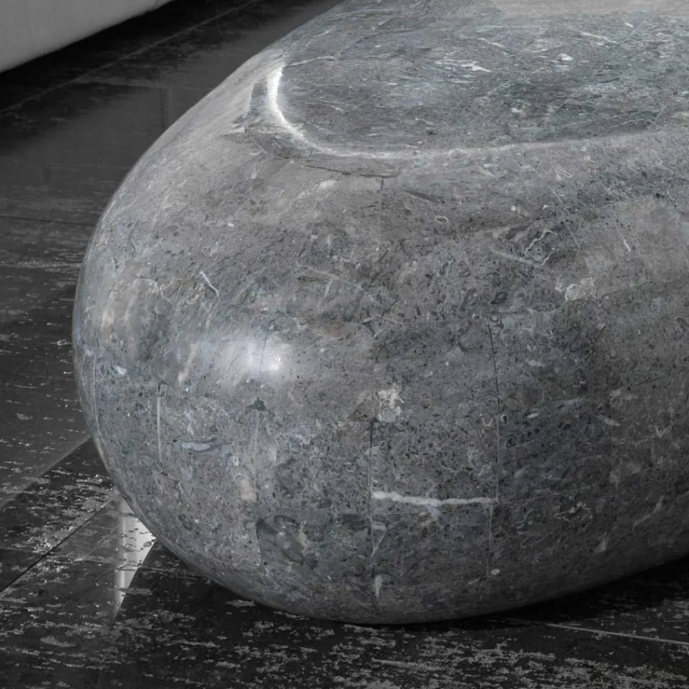 Wohnen Graue Möbel|Designermöbel*Couchtisch Gionna ohne Ecken und Kanten