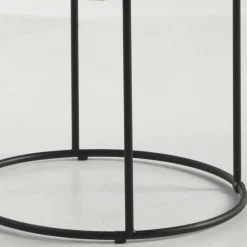 Wohnen Glasmöbel|Küchentische*Couchtisch in Blau Strukturglas - Neive