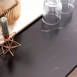 Wohnen Schwarze Möbel|Couchtisch*Couchtisch mit Bügelgestell in modernem Design - Lorenzina