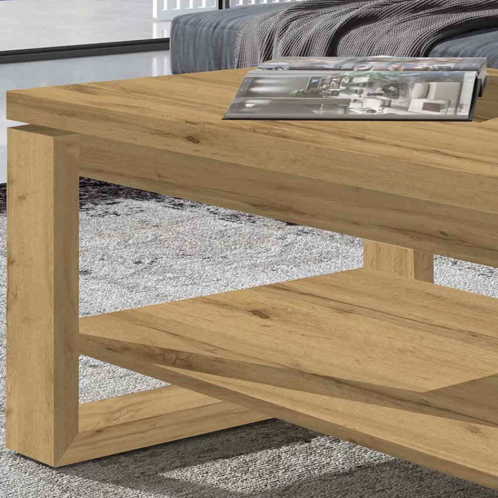 Wohnen Couchtisch mit höhenverstellbarer Platte - Nelida