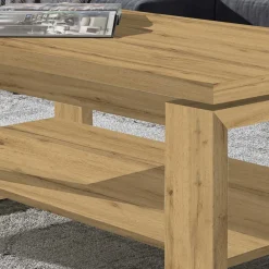 Wohnen Couchtisch mit höhenverstellbarer Platte - Nelida