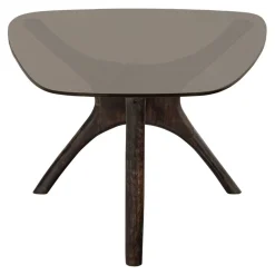 Wohnen Designermöbel*Couchtisch mit Platte aus getöntem Glas - Gabela