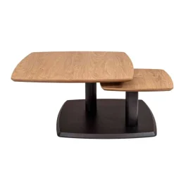 Wohnen Couchtisch mit zwei Platten verdrehbar - Mesues