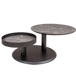 Wohnen Designermöbel*Couchtisch mit zwei Platten verdrehbar - Lachea