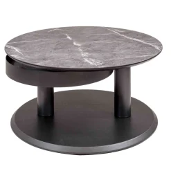 Wohnen Designermöbel*Couchtisch mit zwei Platten verdrehbar - Lachea