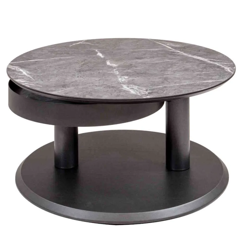 Wohnen Designermöbel*Couchtisch mit zwei Platten verdrehbar - Lachea