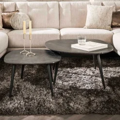 Wohnen Retro Möbel|Couchtisch*Couchtisch Paar im Retrostil - Simonas (zweiteilig)