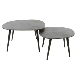 Wohnen Retro Möbel|Couchtisch*Couchtisch Paar im Retrostil - Simonas (zweiteilig)