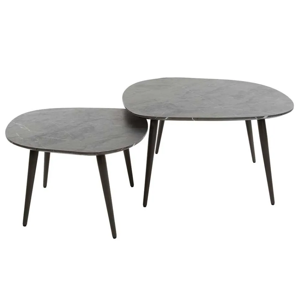 Wohnen Retro Möbel|Couchtisch*Couchtisch Paar im Retrostil - Simonas (zweiteilig)