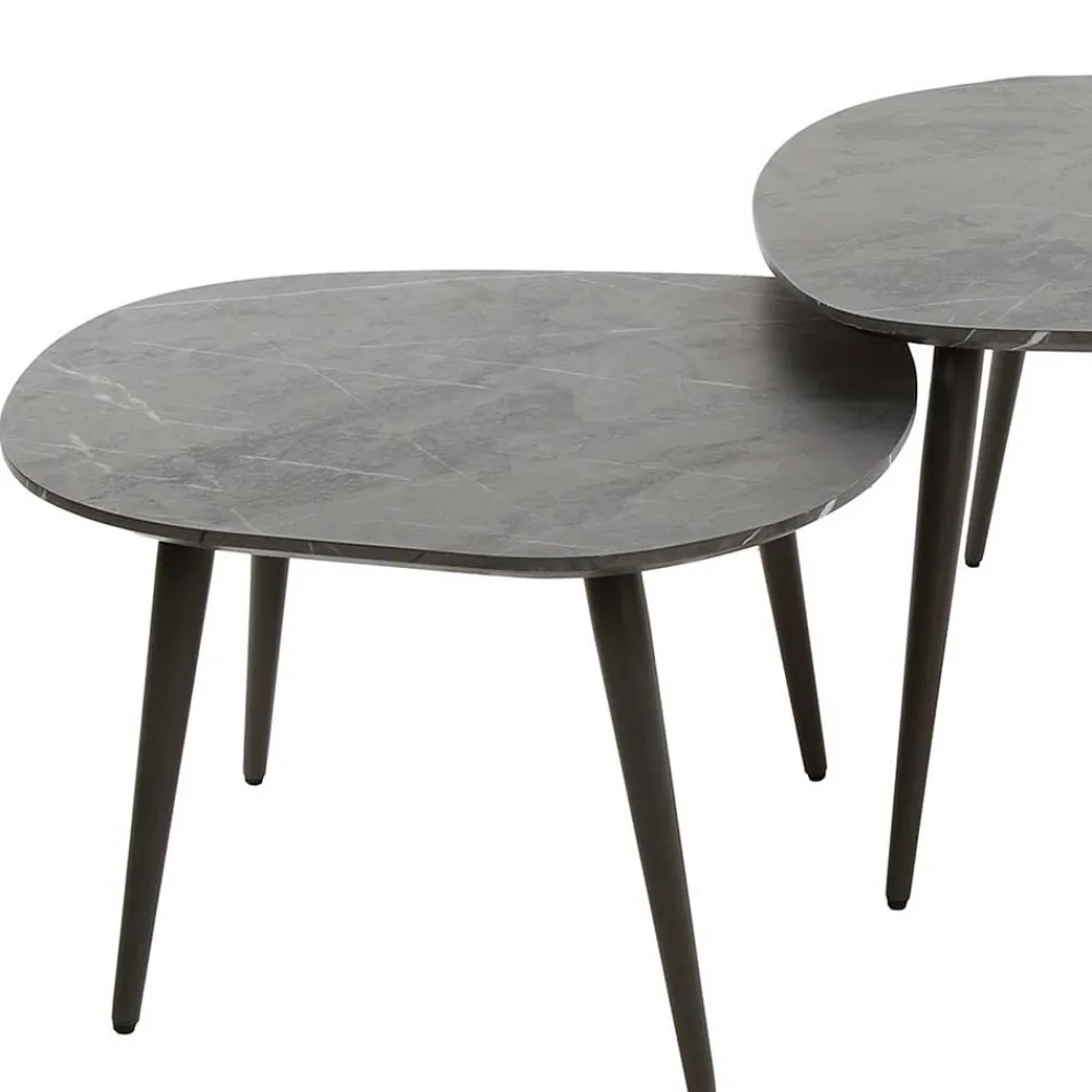 Wohnen Retro Möbel|Couchtisch*Couchtisch Paar im Retrostil - Simonas (zweiteilig)