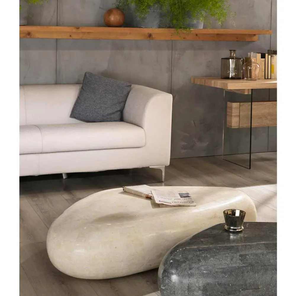 Wohnen Designermöbel*Couchtisch Romina aus Stein