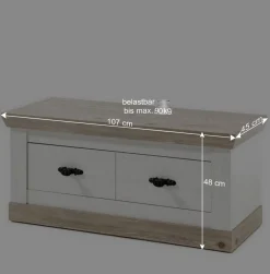 Wohnen Country Flur Garderobe & Möbel Set - Nedita (fünfteilig)