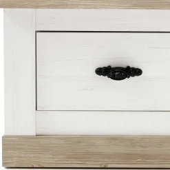 Wohnen Schuhschränke|Garderobenbänke*Country Flurbank mit 2 Schubladen - Nedita