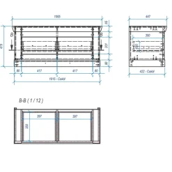 Wohnen Schuhschränke|Garderobenbänke*Country Flurbank mit 2 Schubladen - Nedita