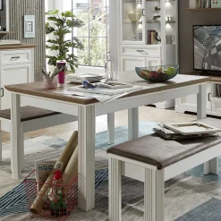 Wohnen Esszimmertische|Tische*Country Style Ausziehtisch zweifarbig - Sinolita