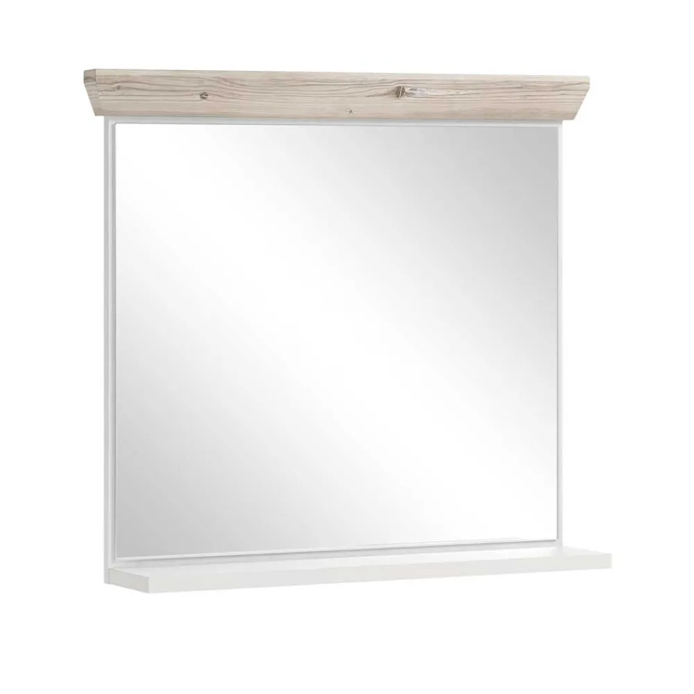 Wohnen Country Style Badspiegel mit Ablage - Doules