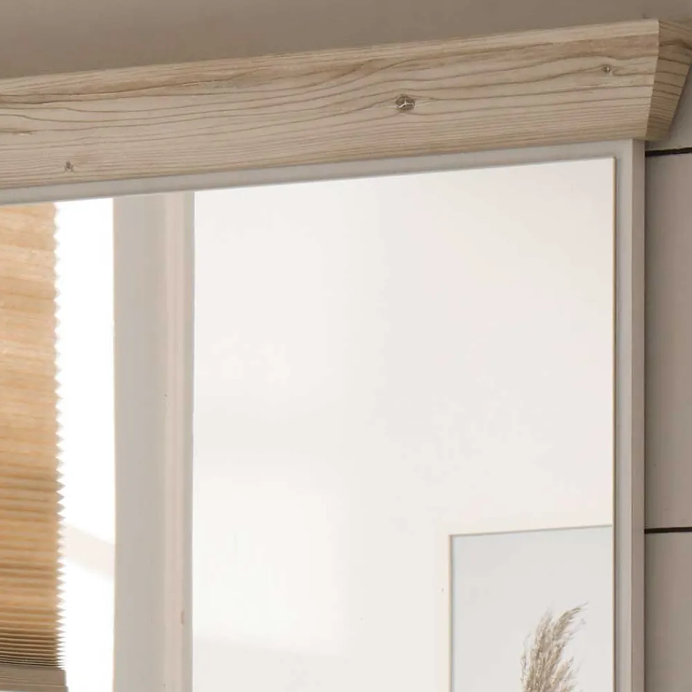 Wohnen Country Style Badspiegel mit Ablage - Doules