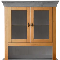 Wohnen Esszimmer-Vitrinen|Esszimmerschränke*Country Style Buffet in Kiefer Lauge & Grau - Eshelas