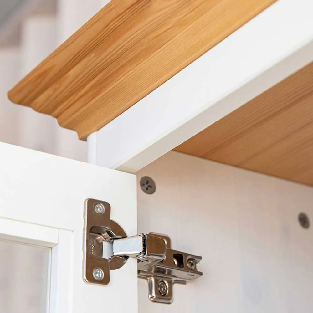 Wohnen Country Style Highboard in Weiß & Kiefer Natur - Vitablo