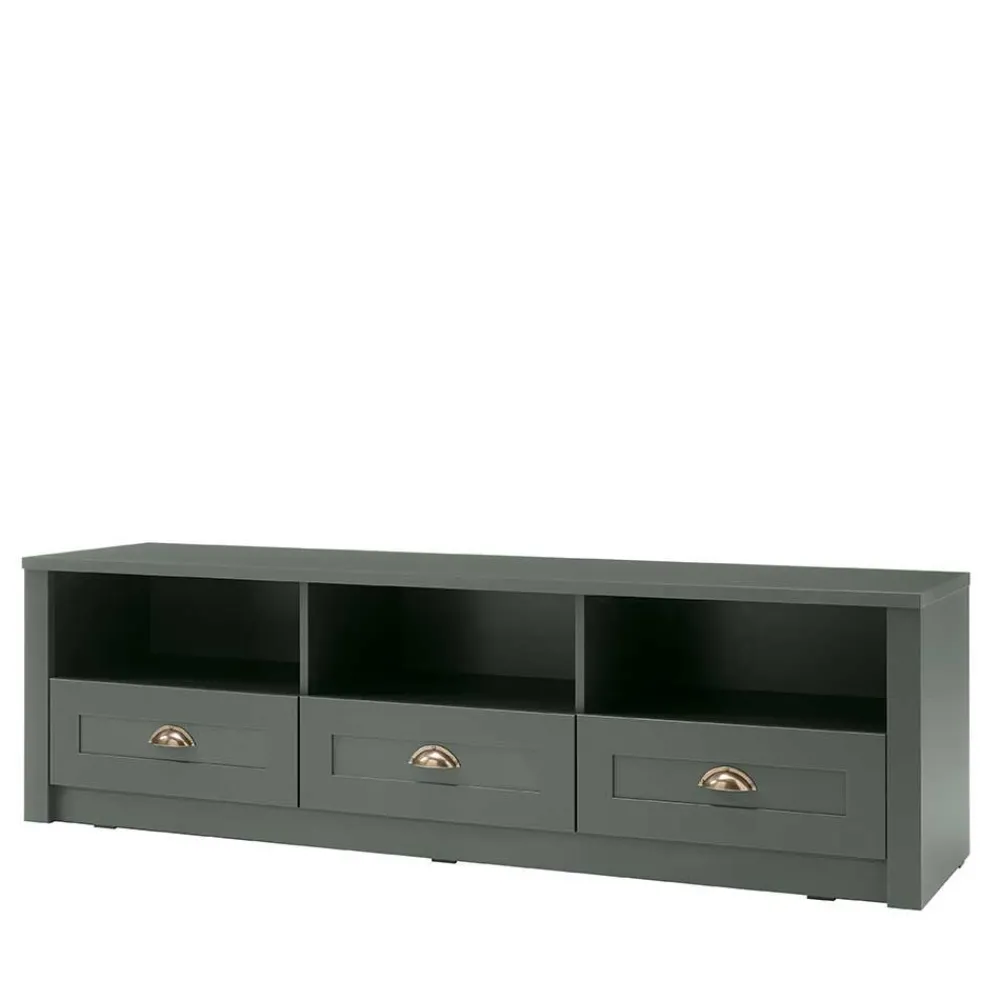 Wohnen Glasmöbel|Wohnzimmerschränke*Country TV Board & Möbel Set - Niestov (dreiteilig)