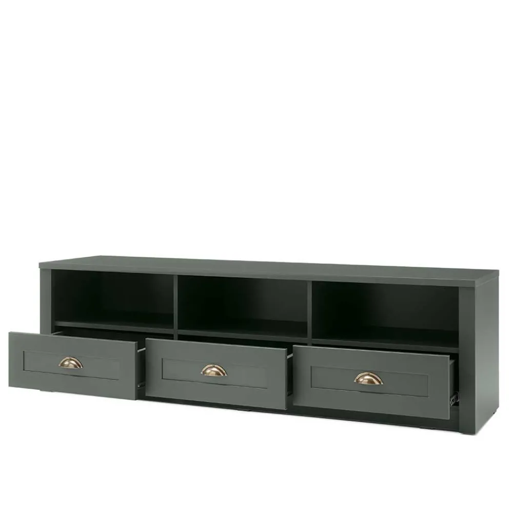 Wohnen Glasmöbel|Wohnzimmerschränke*Country TV Board & Möbel Set - Niestov (dreiteilig)