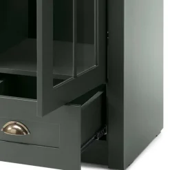 Wohnen Glasmöbel|Wohnzimmerschränke*Country TV Board & Möbel Set - Niestov (dreiteilig)