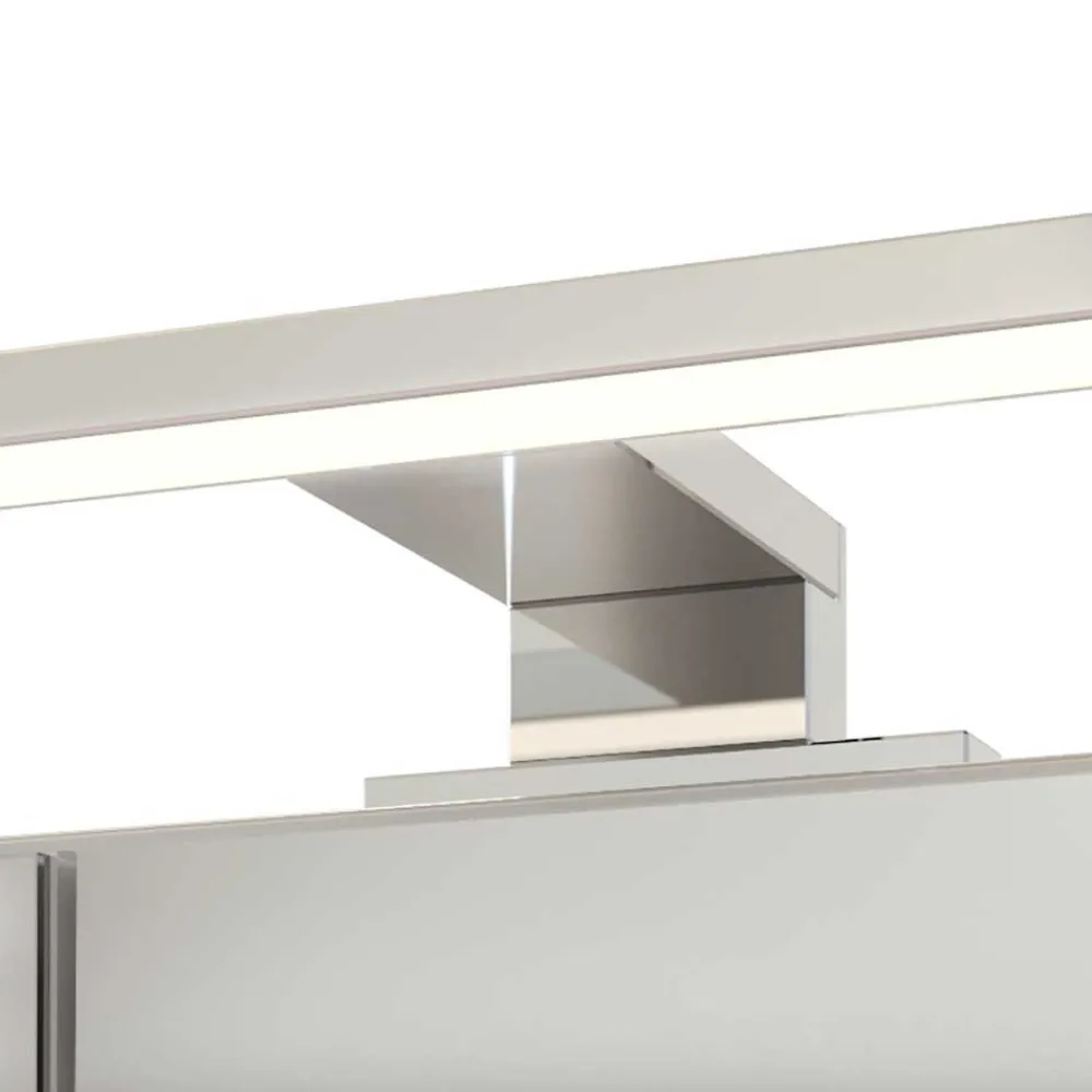 Wohnen 3D Spiegelschrank fürs Bad in Dekor Wildeiche - Athrin