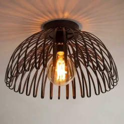 Wohnen Lampen & Leuchten*Deckenleuchte mit Drahtschirm - Beqa